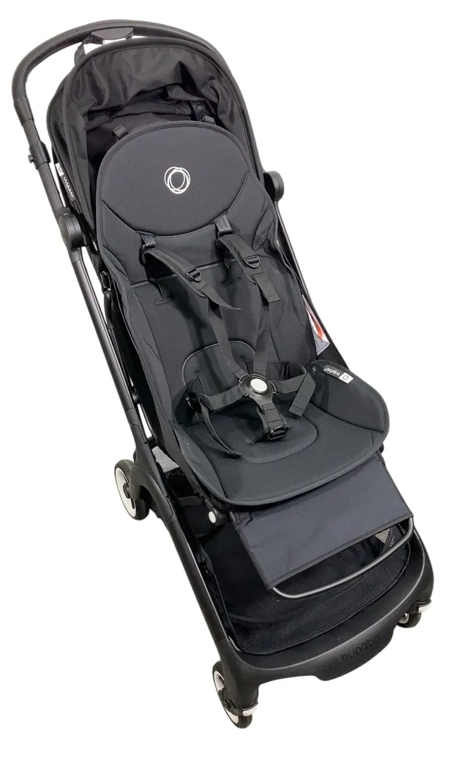 Bugaboo Butterfly Stroller, 2023, Black, Midnight Black, Midnight Black