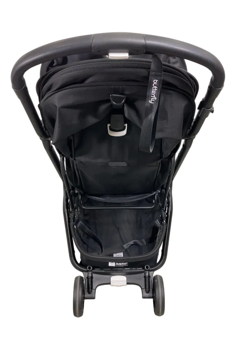 Bugaboo Butterfly Stroller, 2023, Black, Midnight Black, Midnight Black