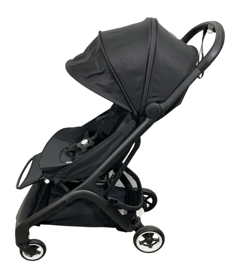 Bugaboo Butterfly Stroller, 2023, Black, Midnight Black, Midnight Black