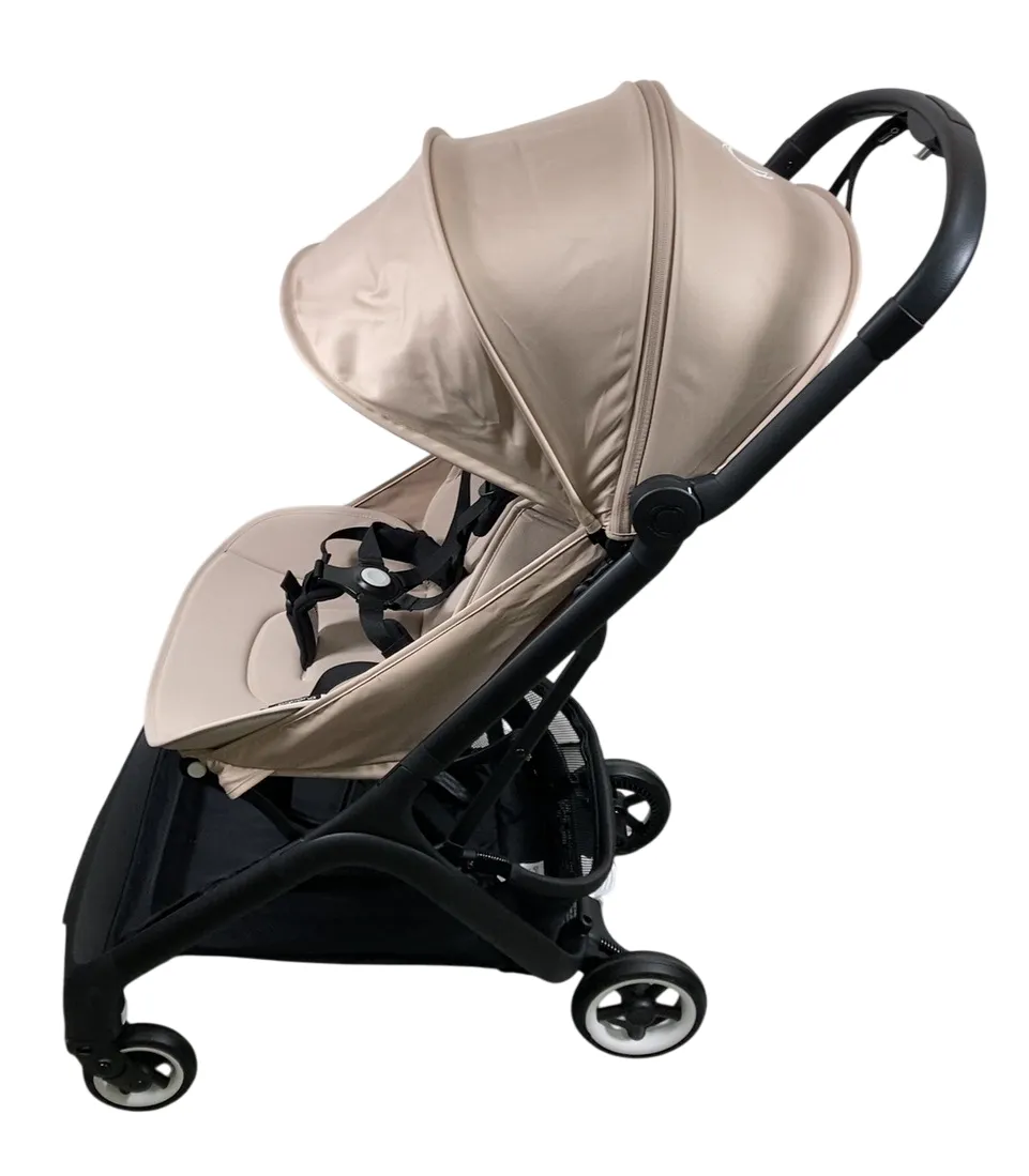 Bugaboo Butterfly Stroller, 2024, Black, Desert Taupe, Desert Taupe