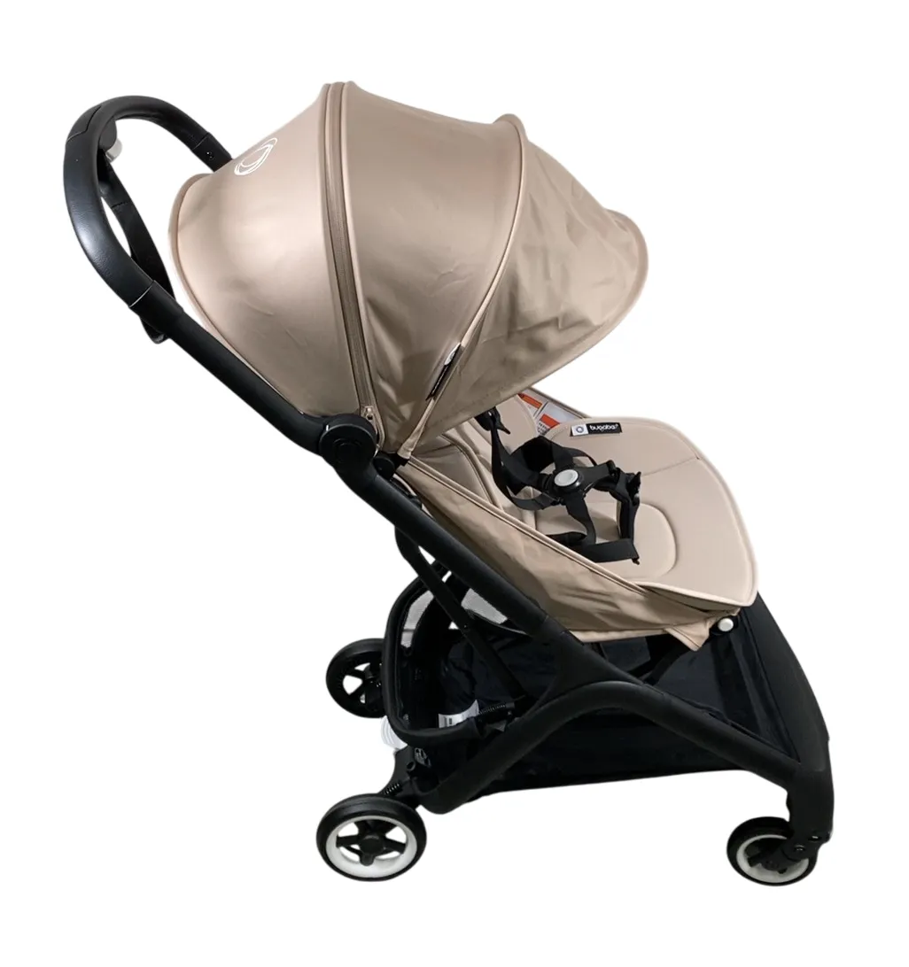 Bugaboo Butterfly Stroller, 2024, Black, Desert Taupe, Desert Taupe