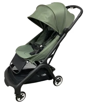 Bugaboo Butterfly Stroller, 2024, Black, Forest Green, Forest Green