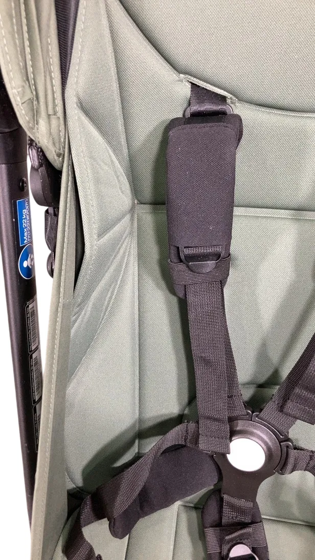 Bugaboo Butterfly Stroller, 2024, Black, Forest Green, Forest Green