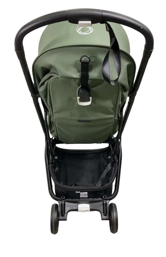 Bugaboo Butterfly Stroller, 2024, Black, Forest Green, Forest Green