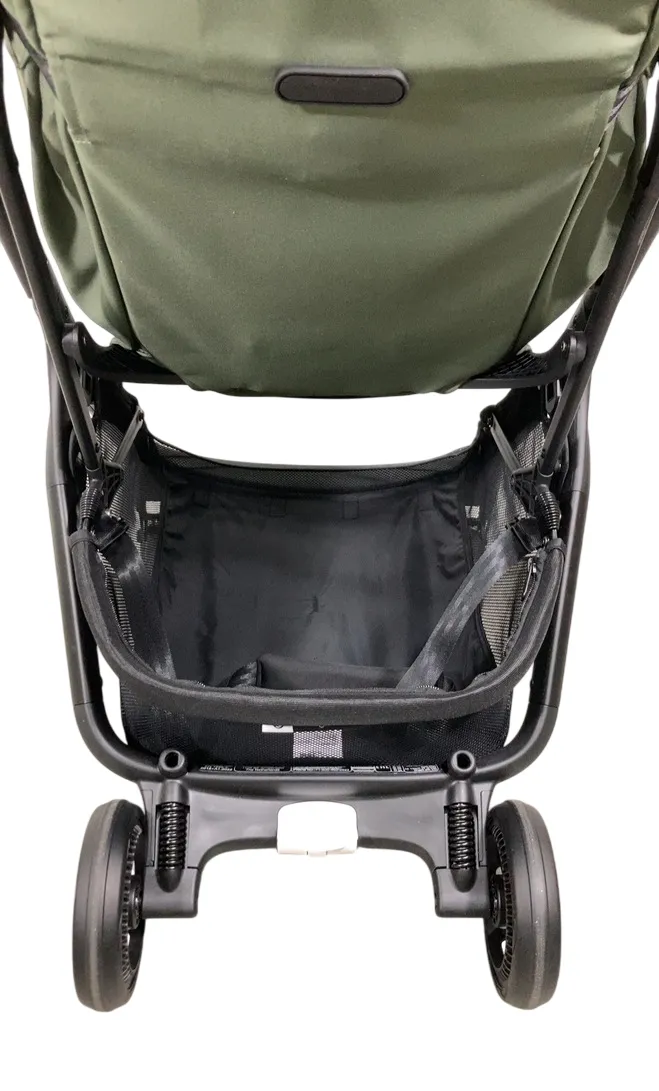 Bugaboo Butterfly Stroller, 2024, Black, Forest Green, Forest Green