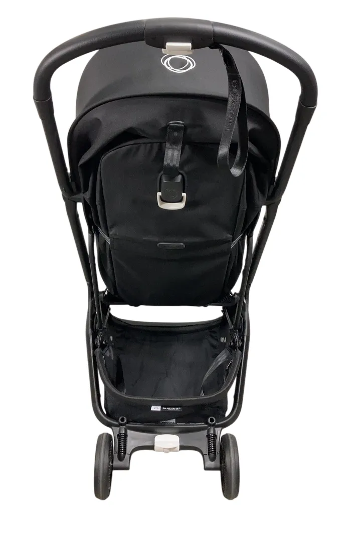 Bugaboo Butterfly Stroller, 2024, Black, Midnight Black, Midnight Black