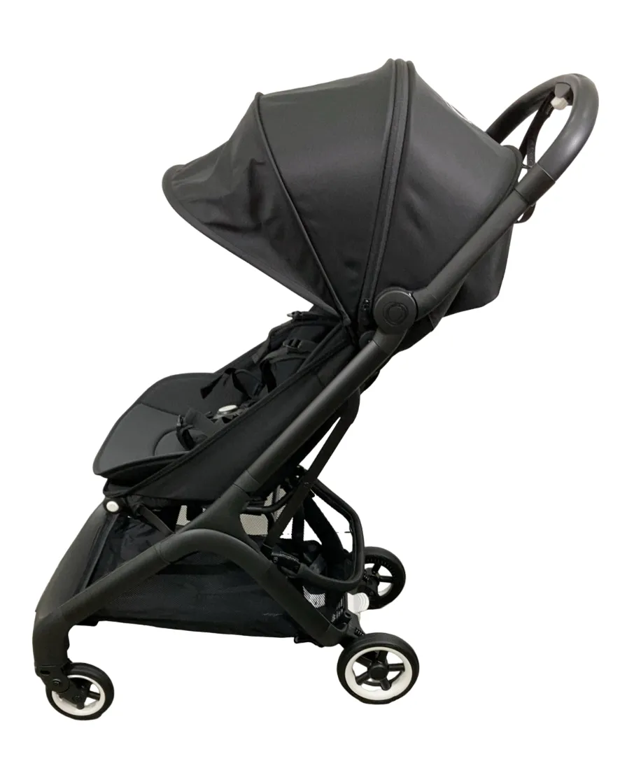 Bugaboo Butterfly Stroller, 2024, Black, Midnight Black, Midnight Black