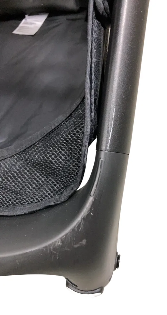 Bugaboo Butterfly Stroller, 2024, Black, Midnight Black, Midnight Black