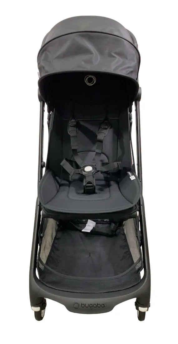 Bugaboo Butterfly Stroller, 2024, Black, Midnight Black, Midnight Black