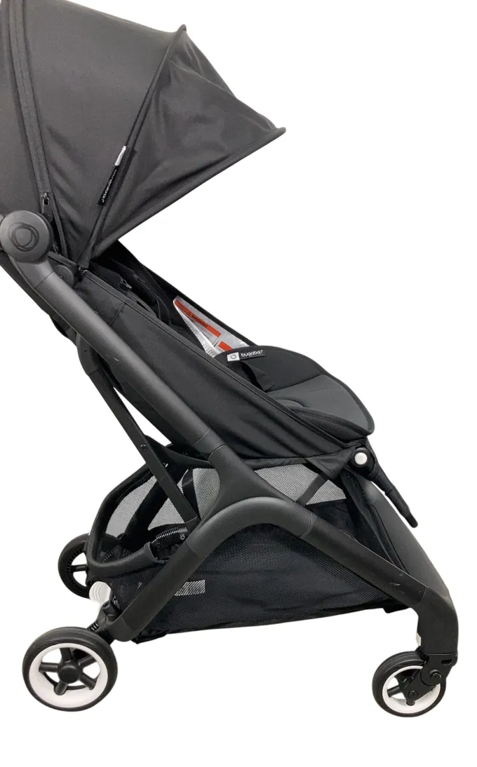 Bugaboo Butterfly Stroller, 2024, Black, Midnight Black, Midnight Black