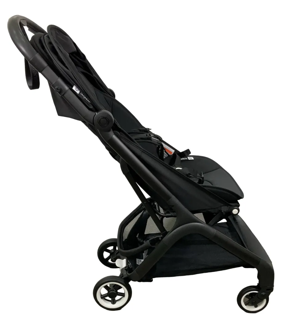 Bugaboo Butterfly Stroller, 2024, Black, Midnight Black, Midnight Black