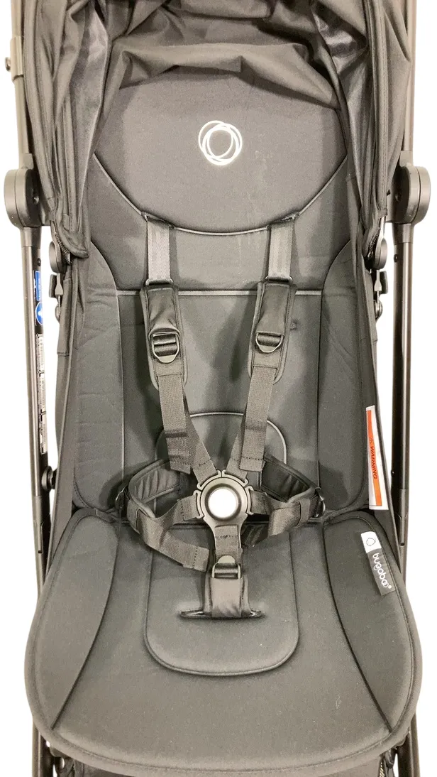 Bugaboo Butterfly Stroller, 2024, Black, Midnight Black, Midnight Black