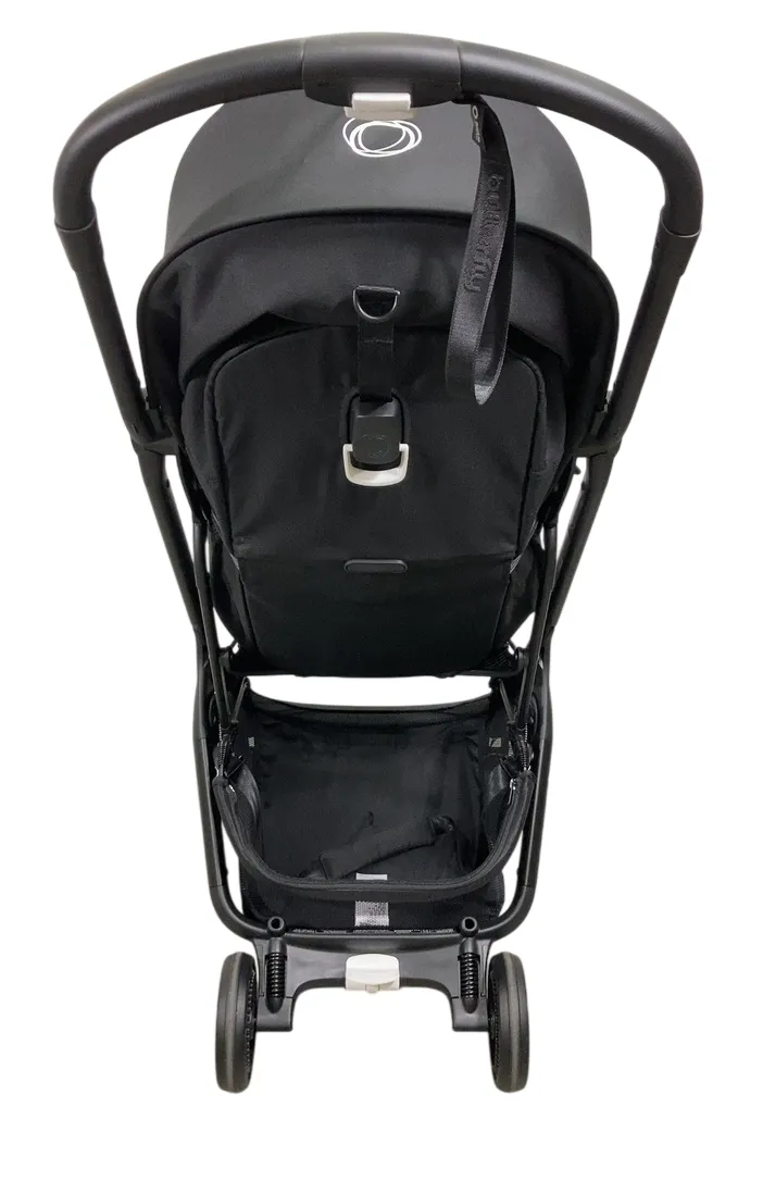 Bugaboo Butterfly Stroller, 2024, Black, Midnight Black, Midnight Black