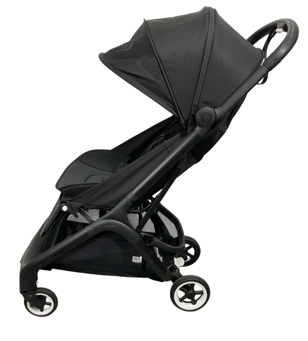 Bugaboo Butterfly Stroller, 2024, Black, Midnight Black, Midnight Black