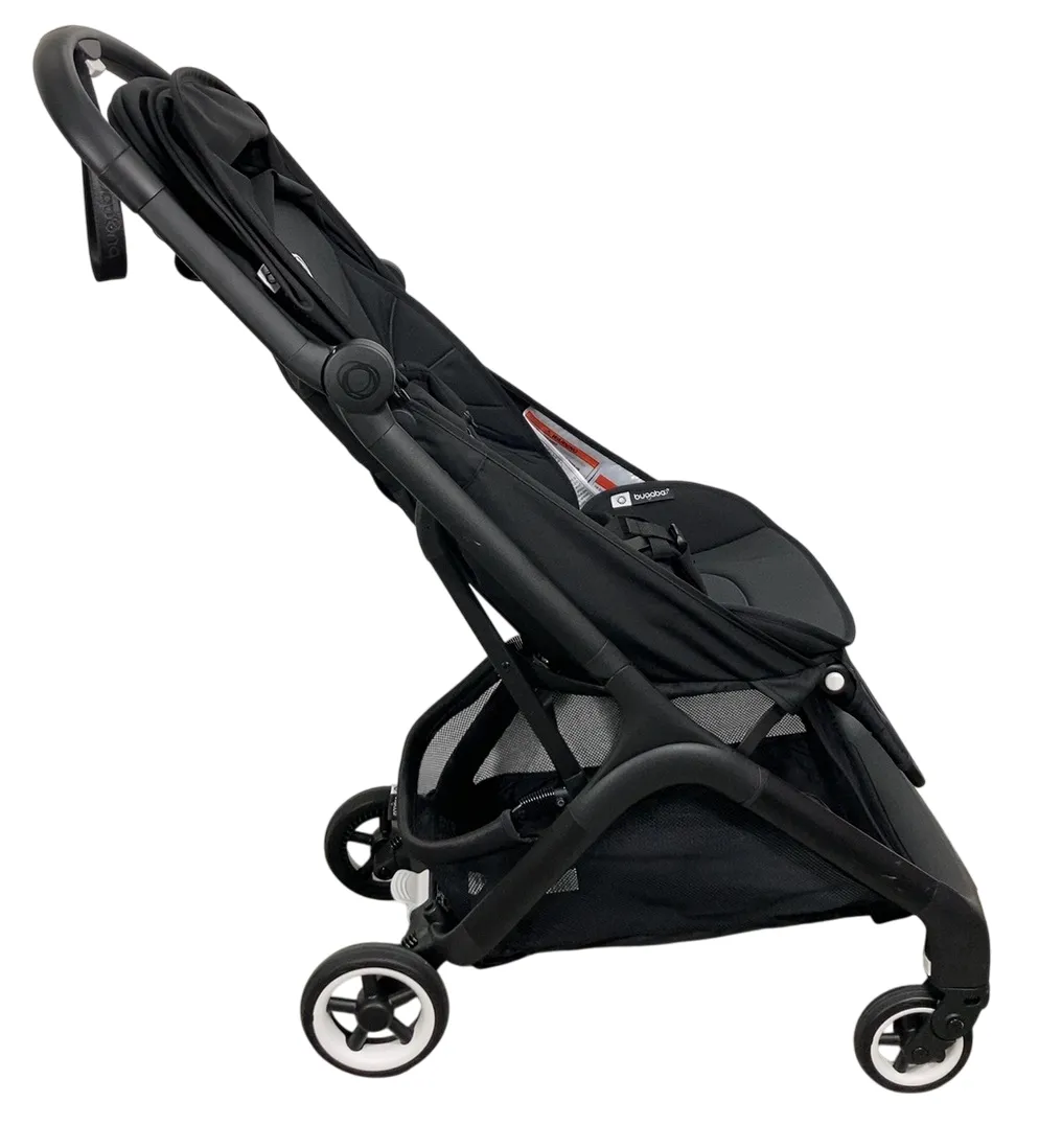 Bugaboo Butterfly Stroller, 2024, Black, Midnight Black, Midnight Black