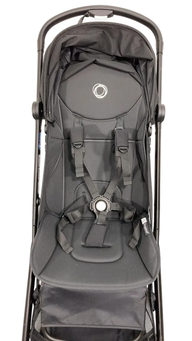 Bugaboo Butterfly Stroller, 2024, Black, Midnight Black, Midnight Black