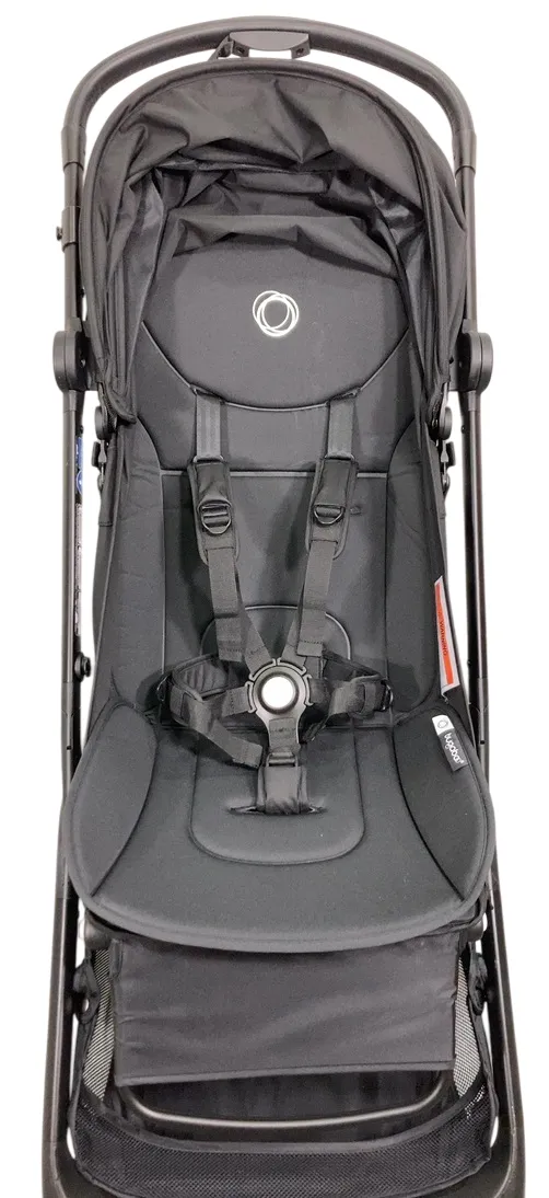 Bugaboo Butterfly Stroller, 2024, Black, Midnight Black, Midnight Black