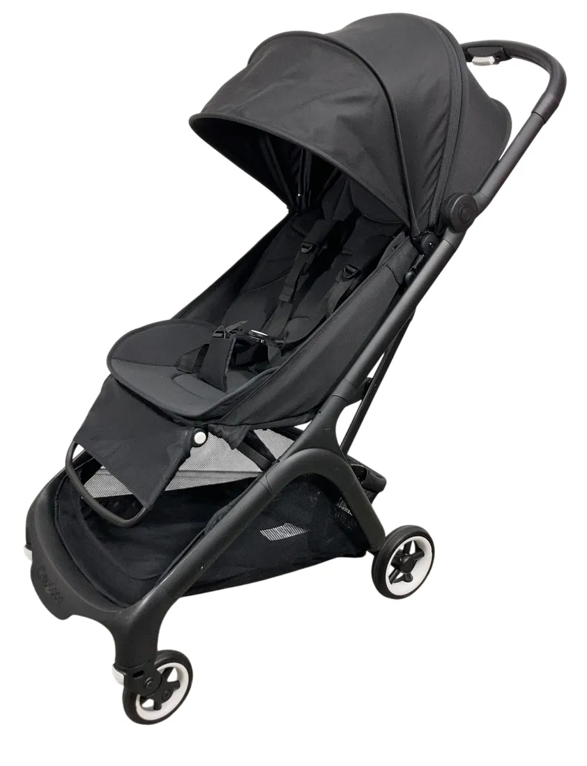 Bugaboo Butterfly Stroller, 2024, Black, Midnight Black, Midnight Black