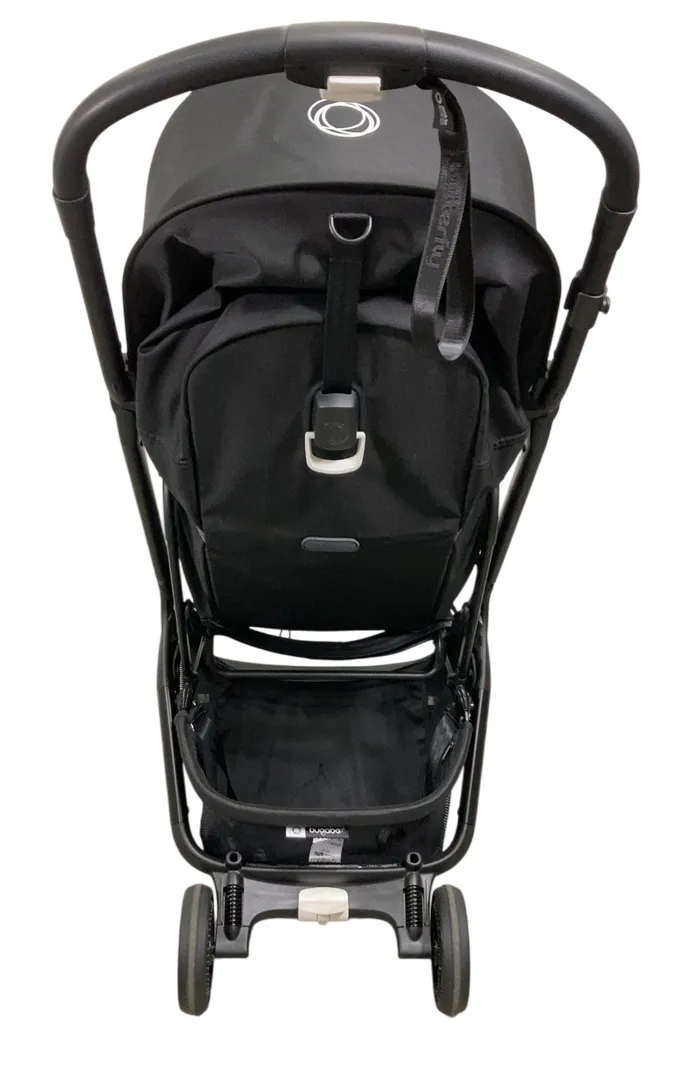 Bugaboo Butterfly Stroller, 2024, Black, Midnight Black, Midnight Black