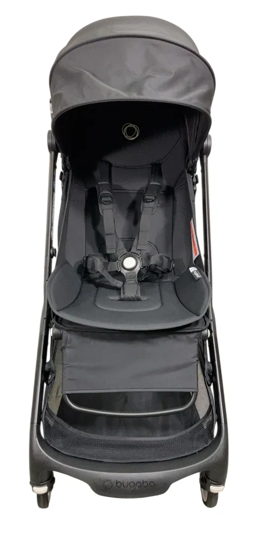 Bugaboo Butterfly Stroller, 2024, Black, Midnight Black, Midnight Black