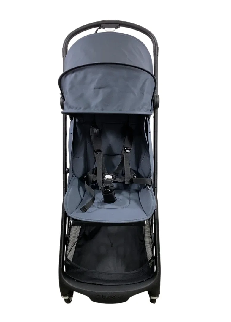 Bugaboo Butterfly Stroller, 2024, Black, Stormy Blue, Stormy Blue