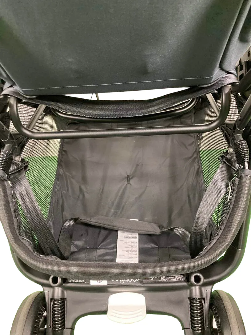 Bugaboo Butterfly Stroller, 2024, Black, Stormy Blue, Stormy Blue