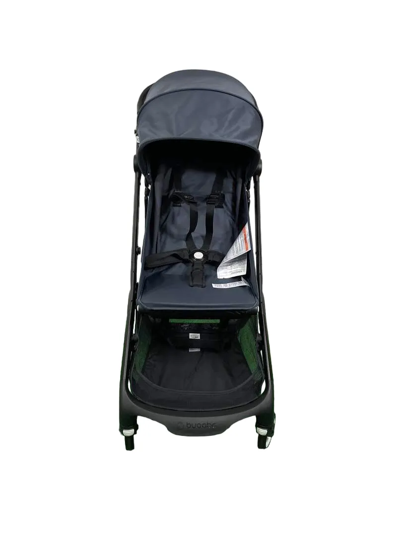 Bugaboo Butterfly Stroller, 2024, Black, Stormy Blue, Stormy Blue