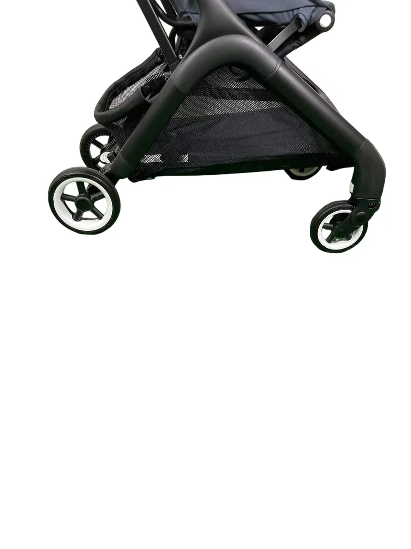 Bugaboo Butterfly Stroller, 2024, Black, Stormy Blue, Stormy Blue