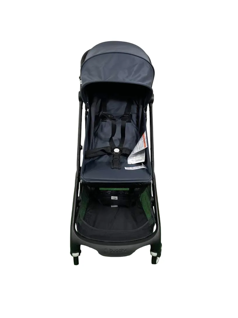 Bugaboo Butterfly Stroller, 2024, Black, Stormy Blue, Stormy Blue
