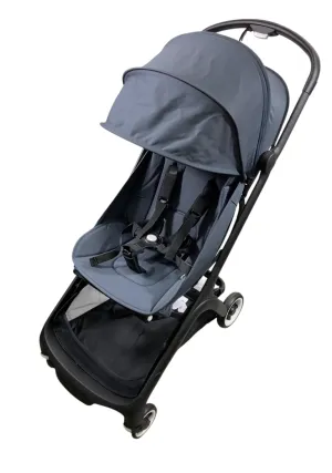 Bugaboo Butterfly Stroller, 2024, Black, Stormy Blue, Stormy Blue