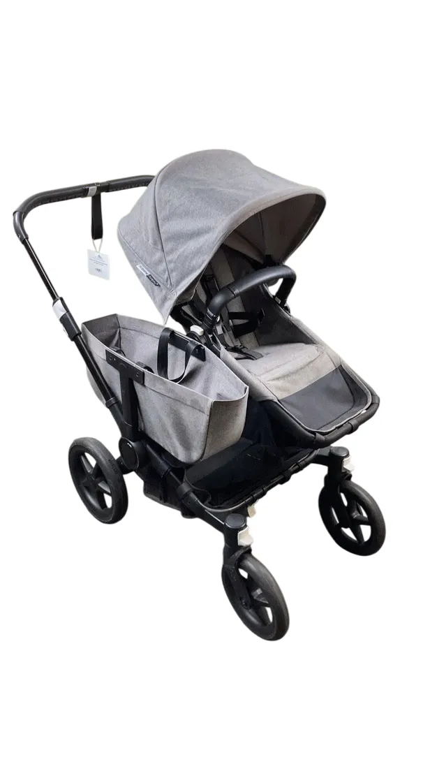 Bugaboo Donkey 3 Mono Stroller, 2020, Black, Grey Melange, Grey Melange