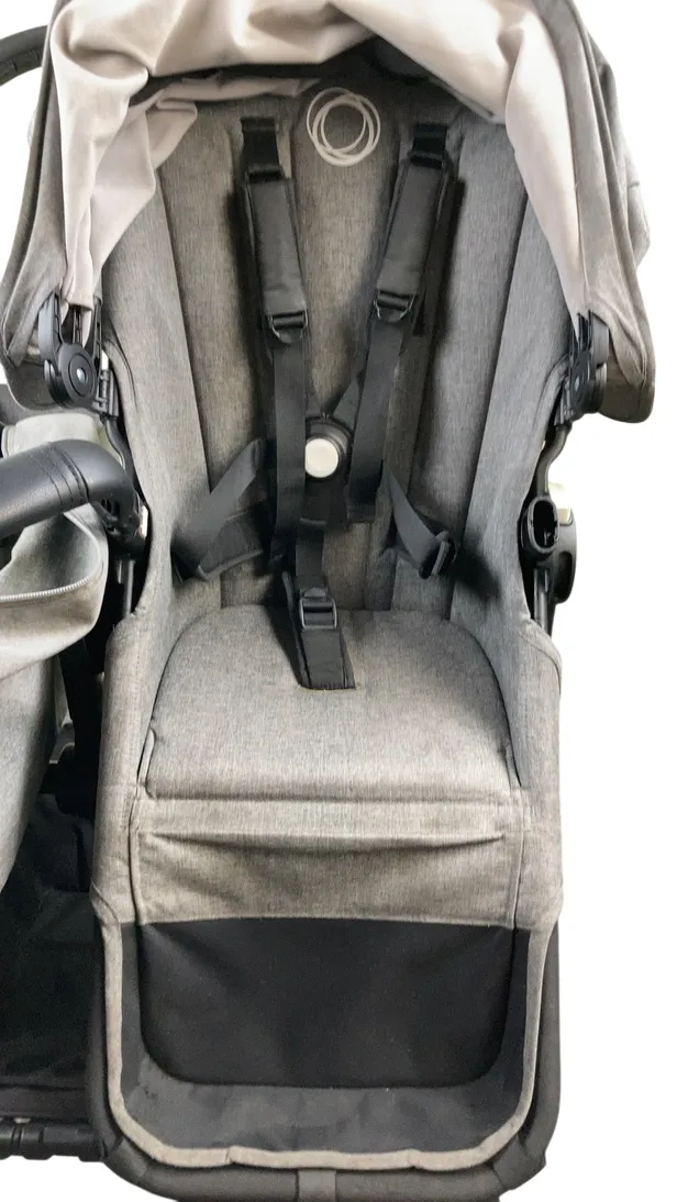 Bugaboo Donkey 3 Mono Stroller, 2020, Black, Grey Melange, Grey Melange