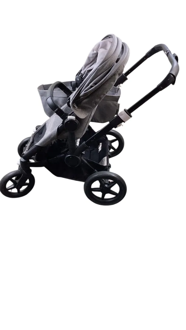 Bugaboo Donkey 3 Mono Stroller, 2020, Black, Grey Melange, Grey Melange