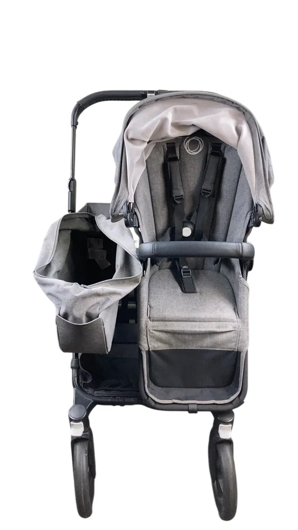 Bugaboo Donkey 3 Mono Stroller, 2020, Black, Grey Melange, Grey Melange