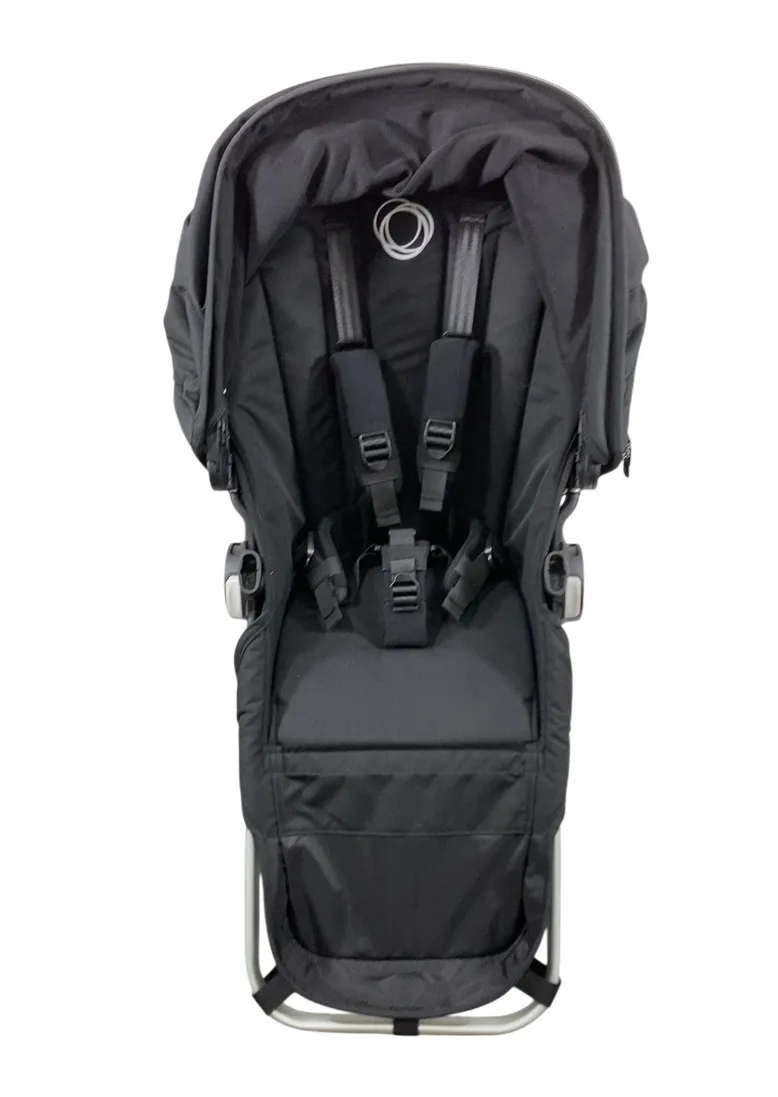 Bugaboo Donkey 5 Duo Extension Set, 2023, Black, Midnight Black, Midnight Black, with Canopy