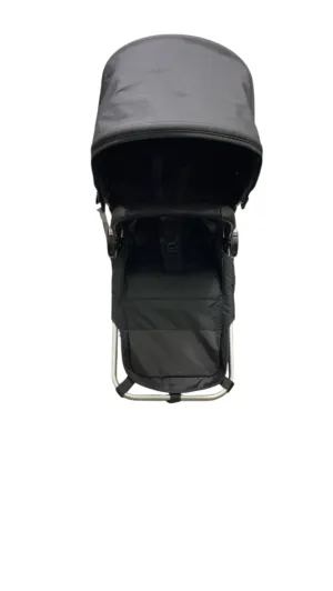 Bugaboo Donkey 5 Duo Extension Set, Aluminum, Midnight Black, Midnight Black, 2024, with Canopy