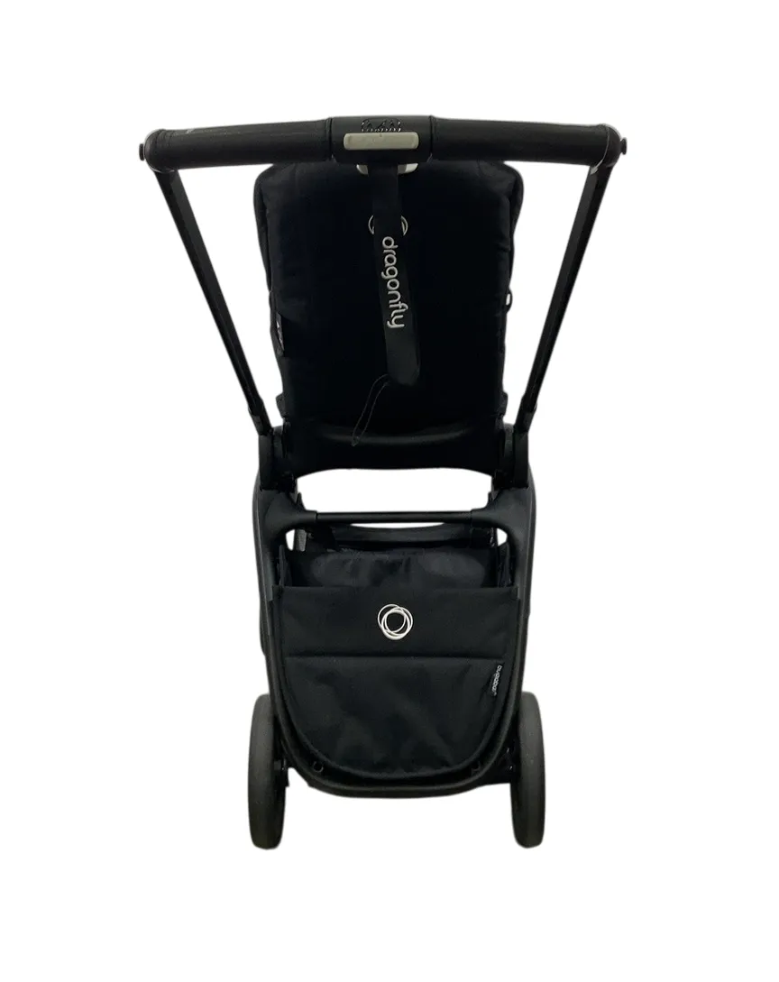 Bugaboo Dragonfly Stroller, 2023, Black, Midnight Black, Midnight Black