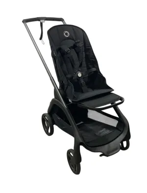 Bugaboo Dragonfly Stroller, 2023, Black, Midnight Black, Midnight Black