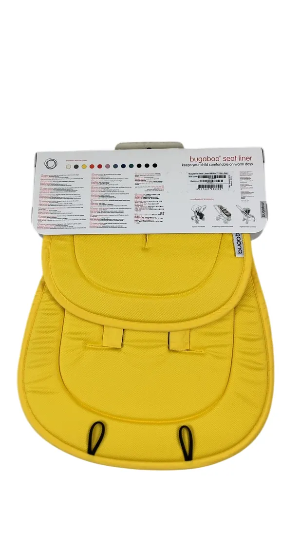 Bugaboo Dual Comfort Seat Liner, Bright Yellow