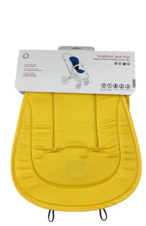 Bugaboo Dual Comfort Seat Liner, Bright Yellow