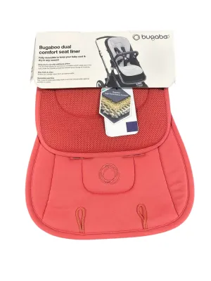 Bugaboo Dual Comfort Seat Liner, Sunrise Red