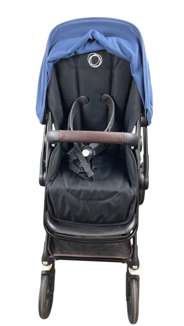 Bugaboo Fox Stroller, Black, Midnight Black, Blue