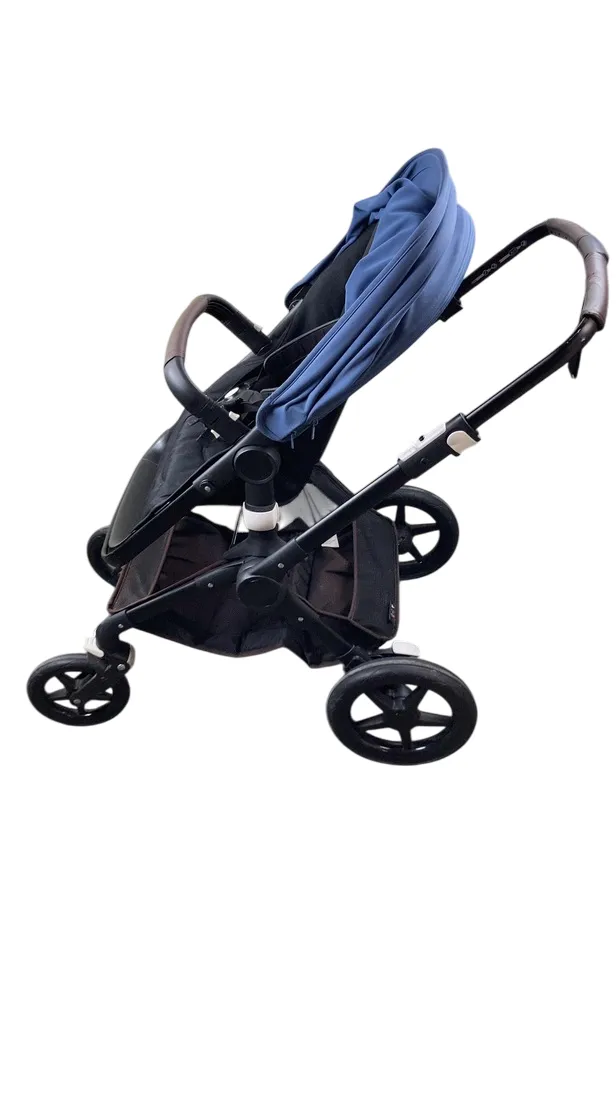 Bugaboo Fox Stroller, Black, Midnight Black, Blue