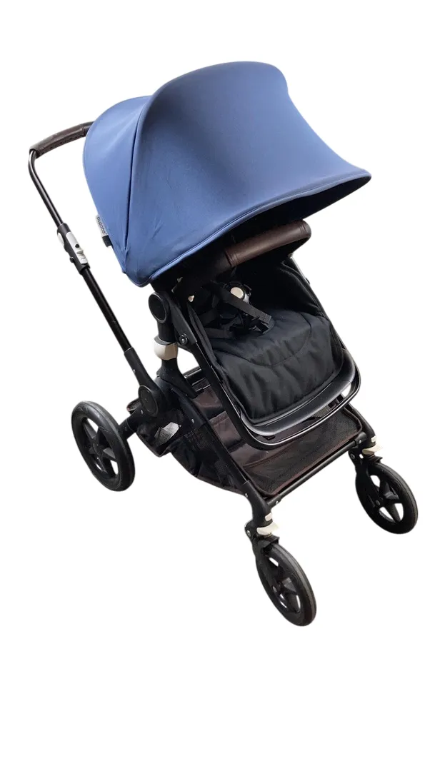 Bugaboo Fox Stroller, Black, Midnight Black, Blue