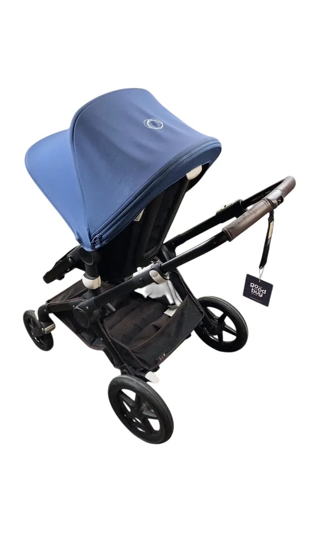 Bugaboo Fox Stroller, Black, Midnight Black, Blue