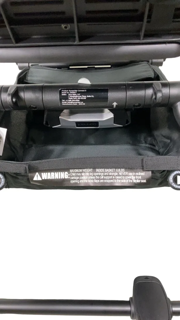 Bumprider Connect 3 Stroller, 2023, Black/Navy