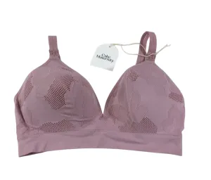 Cake Maternity Freckles Busty Recycled Wirefree Nursing Bra, Mauve, Busty (F-H), Medium (F-H)