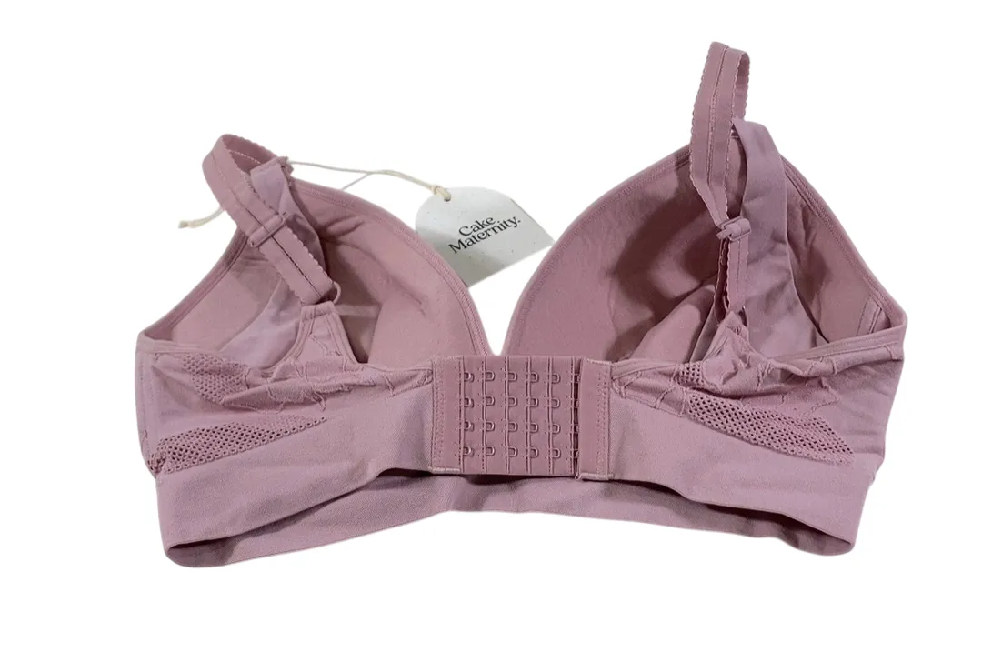 Cake Maternity Freckles Busty Recycled Wirefree Nursing Bra, Mauve, Busty (F-H), Medium (F-H)