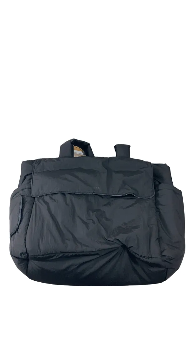 Calpak Diaper Tote Bag with Laptop Sleeve, Black
