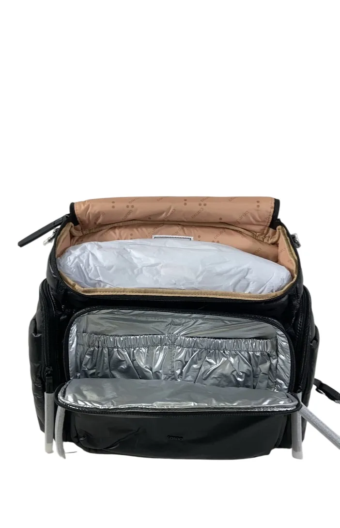 Caraa Baby Bag, Black, Convertible, Large, Nylon